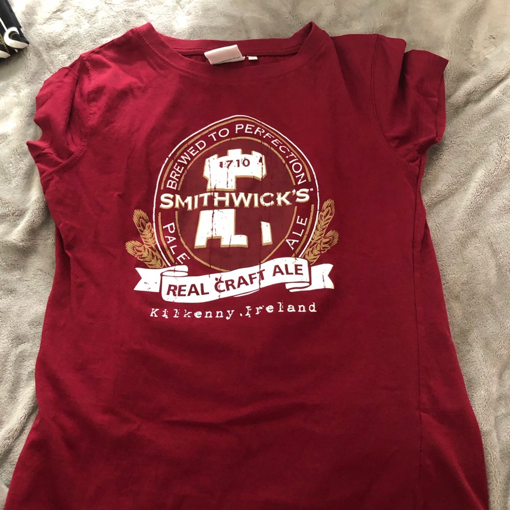Smithwicks beer shirt